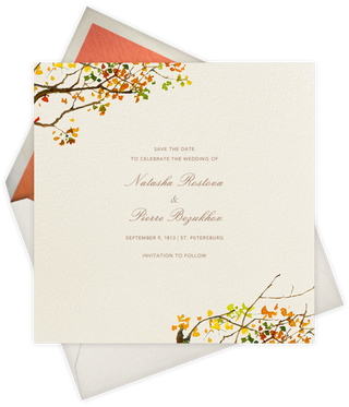 New Autumn & Winter Wedding Invitations | Paperless Post x Felix Doolittle