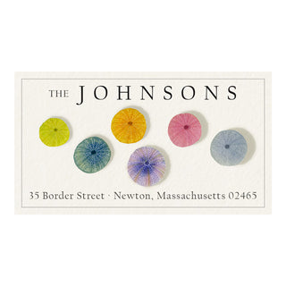 Sea Urchins - Panoramic Return Address Labels