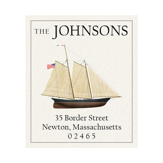 Yacht Americana - Return Address Labels