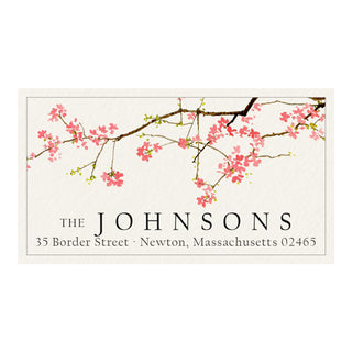 Pink Cherry - Panoramic Return Address Labels