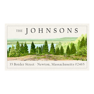 Grand Teton - Panoramic Return Address Labels