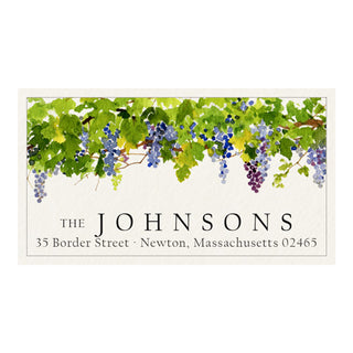 Grape Arbor - Panoramic Return Address Labels