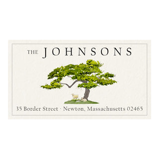 Green Peace - Panoramic Return Address Labels