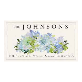 Misty Blues - Panoramic Return Address Labels