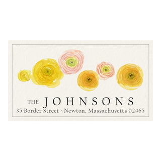 Sunny Bloom - Panoramic Return Address Labels
