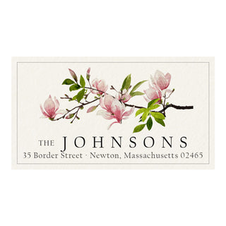 Magnolia Blossom - Panoramic Return Address Labels