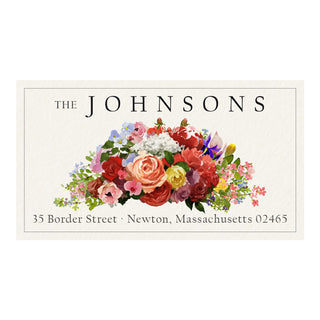 Particolored - Panoramic Return Address Labels
