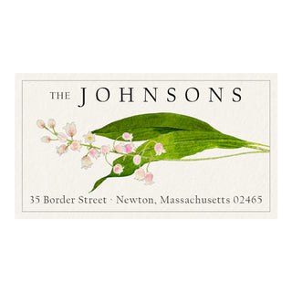 Blush Lily - Panoramic Return Address Labels