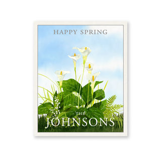 Spring Calla Lilies - Word Play Labels