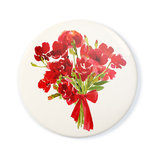 Crimson Blooms - Pocket Mirror
