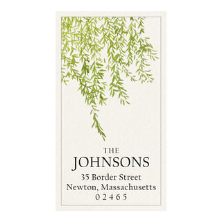 Weeping Willow - Panoramic Return Address Labels