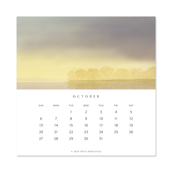 2024 Desk Calendar - The Infinite Sky