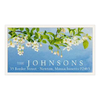 Japanese Snowbell Branch - Panoramic Return Address Labels