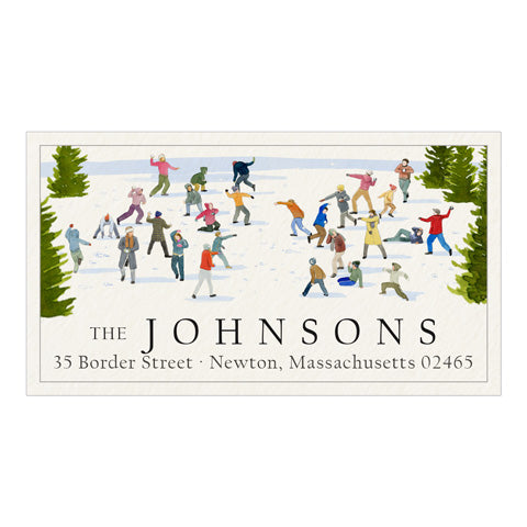 Snowball Return Snowball Fun: Return Address Labels | Felix Doolittle