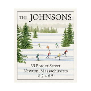 Cross Country Fun - Return Address Labels