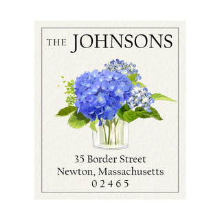 Just Picked Hydrangeas - Return Address Labels