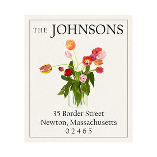 Just Picked Tulips - Return Address Labels