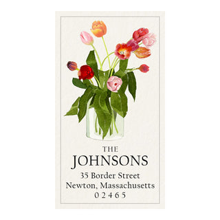 Just Picked Tulips - Panoramic Return Address Labels