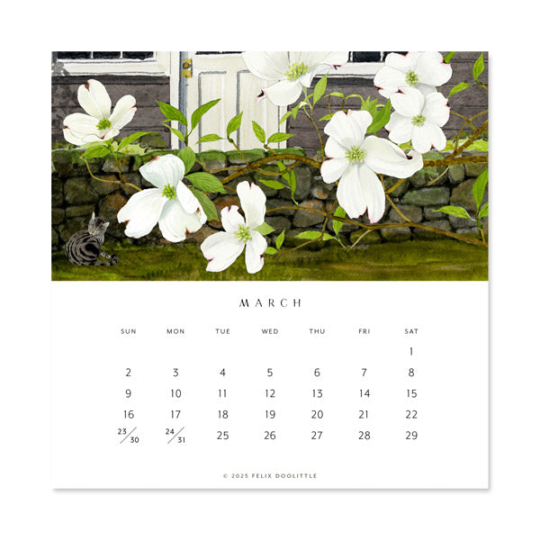 2025 Desk Calendar - Hidden Garden | Felix Doolittle 2025-desk-calendar-hidden-garden-felix-doolittle