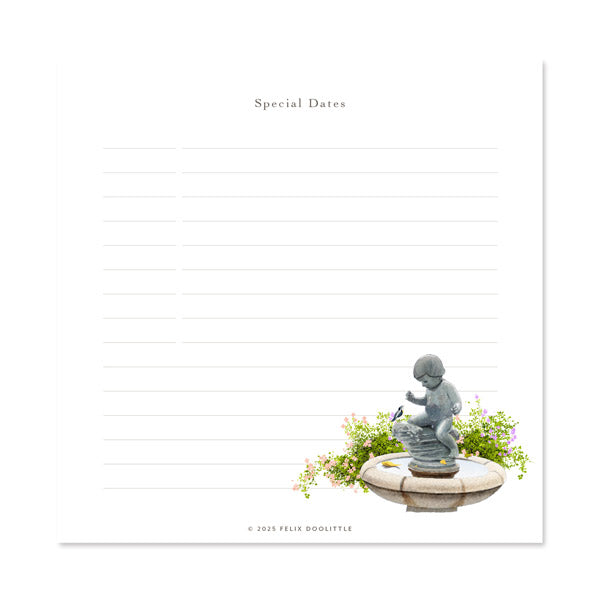 2025 Desk Calendar - Hidden Garden | Felix Doolittle 2025-desk-calendar-hidden-garden-felix-doolittle