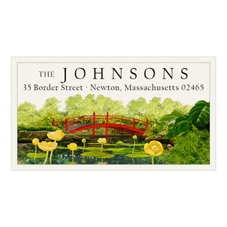Red Bridge - Panoramic Return Address Labels