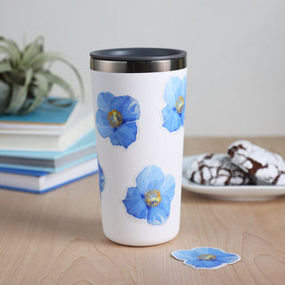 Blue Poppy - Vinyl Sticker