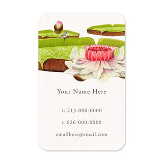 Victoria Water Lilies - Personal Calling Cards