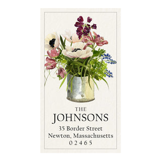 Panda Anemone - Panoramic Return Address Labels