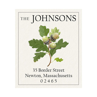 Acorn Crest - Return Address Labels