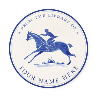 Delftware Horse - Ex Libris Medallions