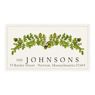 Oak Arrangements - Panoramic Return Address Labels