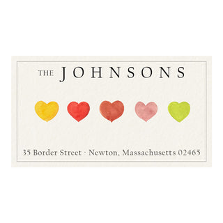 Heartfelt - Panoramic Return Address Labels