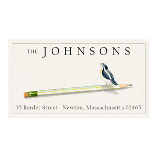 Desk Birdie - Panoramic Return Address Labels