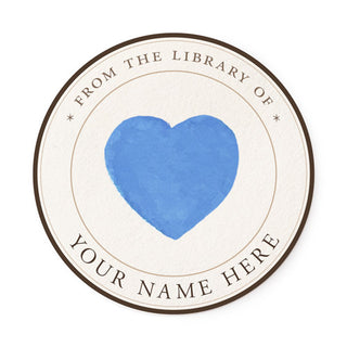 Cerulean Heart - Ex Libris Medallions