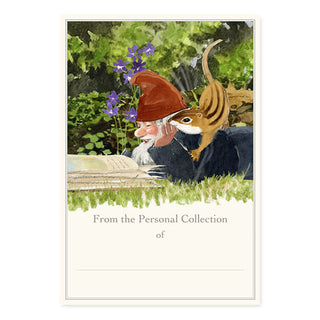 Gnome and Chipmunk - Fill-in Bookplates