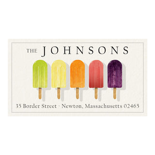 Popsicles - Panoramic Return Address Labels
