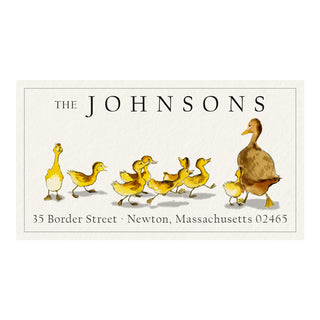 Ducklings - Panoramic Return Address Labels