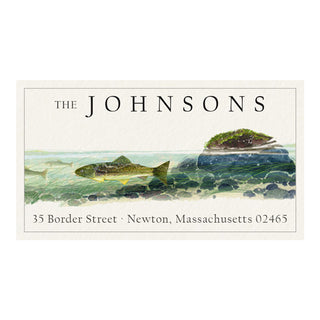 Under The Brook - Panoramic Return Address Labels