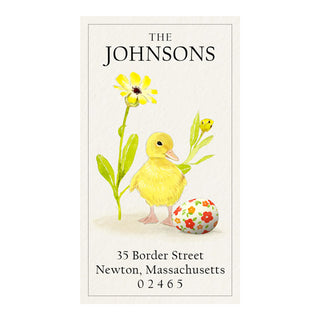 Daisy Duckling - Panoramic Return Address Labels