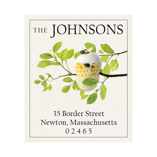Burnet’s Bees - Return Address Labels