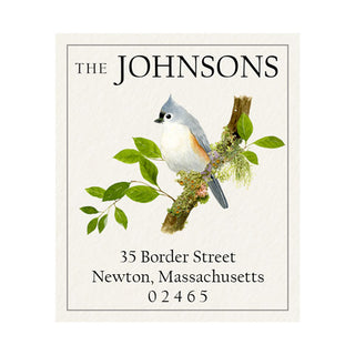 Titmouse Songbird - Return Address Labels