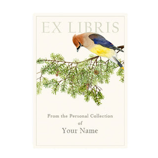 Cedar Waxwing - Bookplates