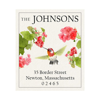 Anna’s Hummingbird - Return Address Labels