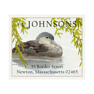 Mandarin Duck - Return Address Labels
