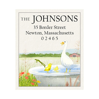 Duck Duck Frog - Return Address Labels
