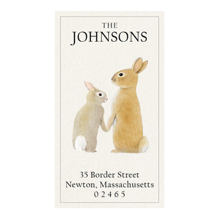 Bunny Friends - Panoramic Return Address Labels