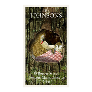 Bedtime Story - Panoramic Return Address Labels