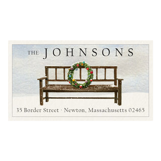 Christmas Is Coming - Panoramic Return Address Labels