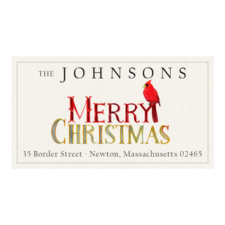 Merry Merry - Panoramic Return Address Labels