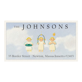 Three Wise Girls - Panoramic Return Address Labels